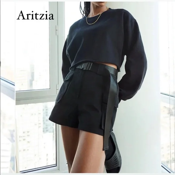 ARITZIA - Tna Cargo shorts Black, XXS - Picture 7 of 7